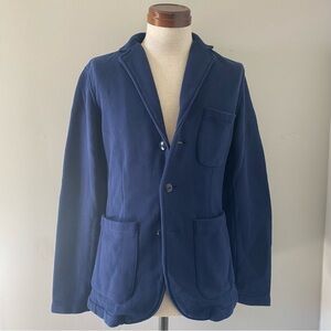 Rugby Ralph Lauren men’s navy jersey/sweatshirt blazer, XS